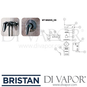 Bristan MT SHUVO CS Matrix Shower Valve Spare Parts - BR DV 216